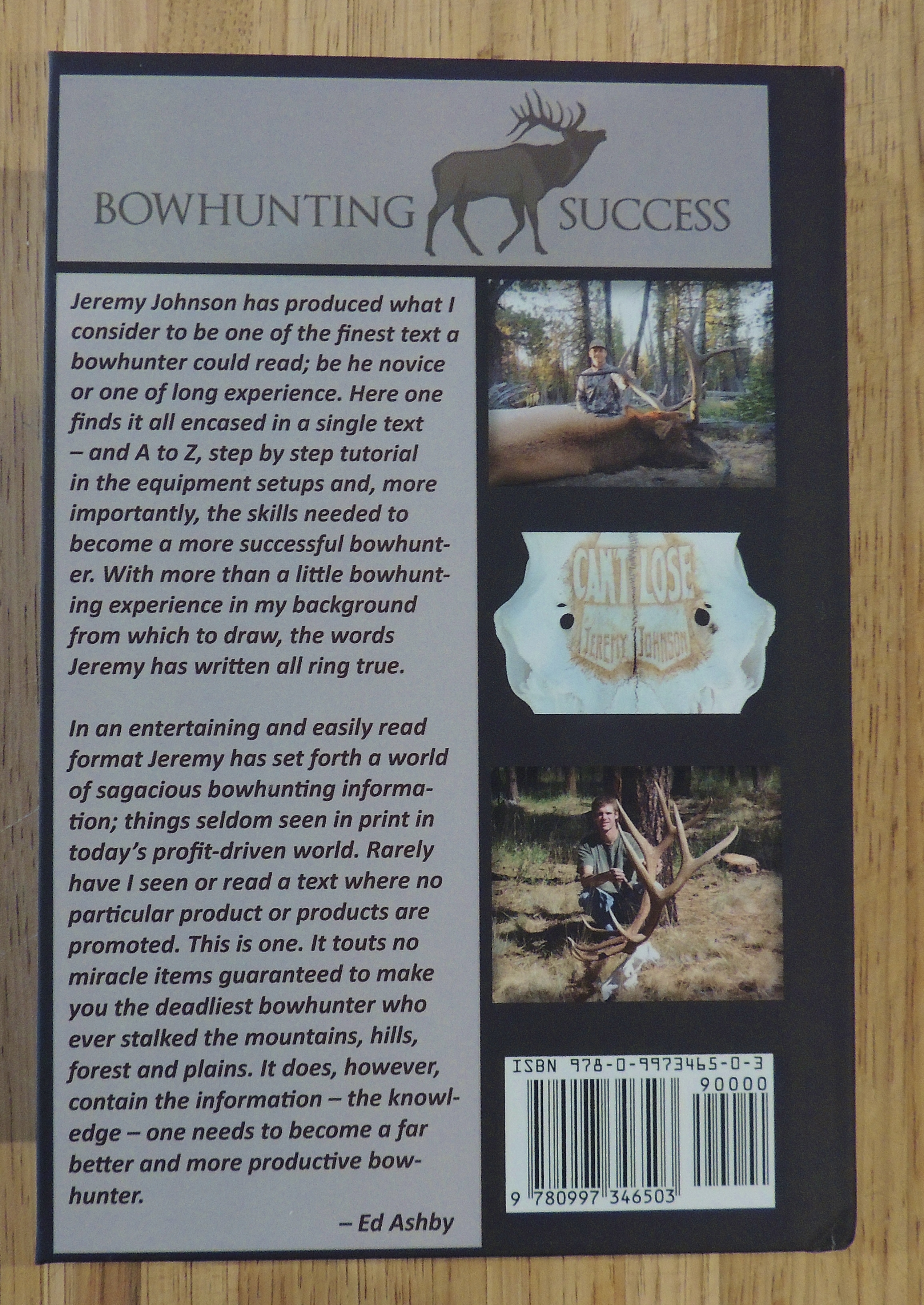 Can't Lose Bowhunting Back Cover